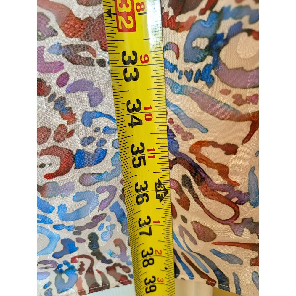 Amanda Uprichard Kaylee Lynx Print Ruched Mini Dress Size Medium - Picture 9 of 10